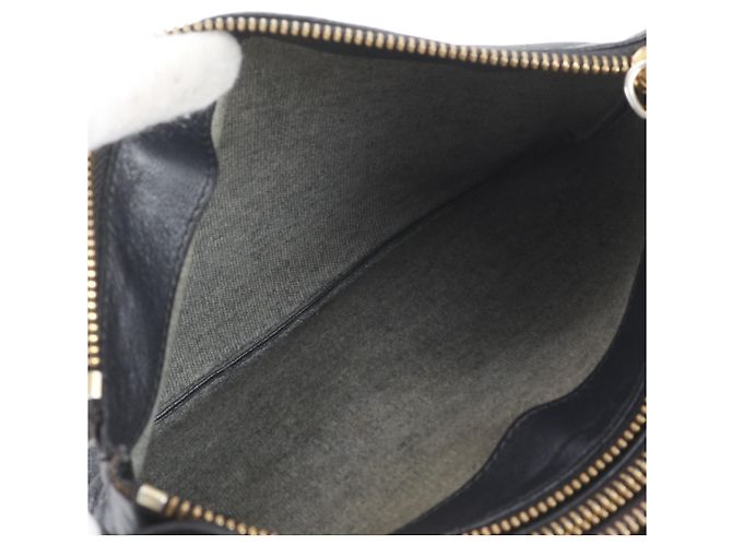Céline Celine Trio Leder Schultertasche - Ansicht 7