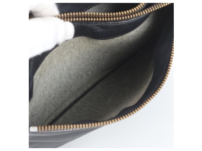 Céline Celine Trio Leder Schultertasche - Ansicht 9