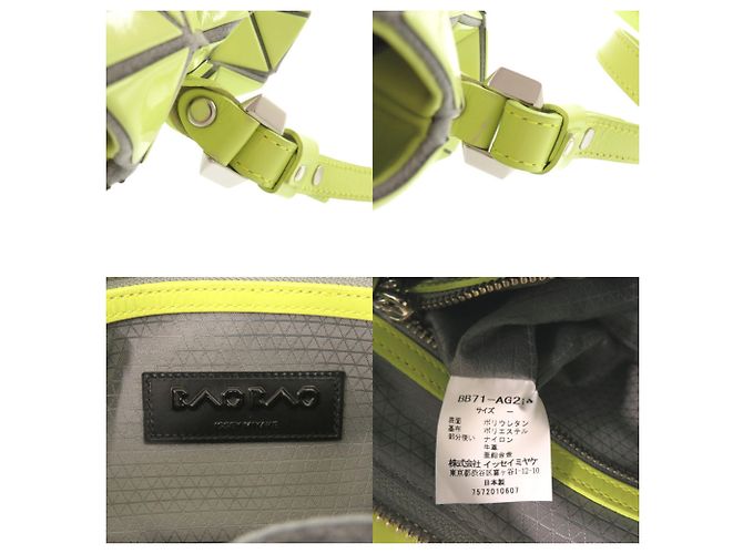 Borsa Issey Miyake BAOBAO BB71-AG214 in Giallo - vista 10