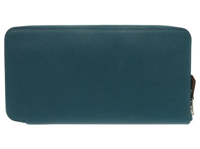 Hermès Azap Long Wallet aus grünem Epsom-Leder - Ansicht 2