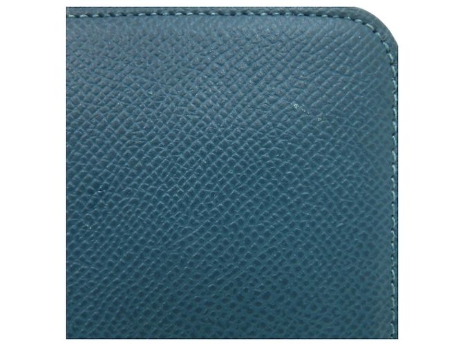 Hermès Azap Long Wallet aus grünem Epsom-Leder - Ansicht 6