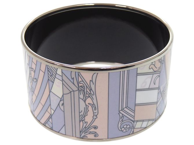 Hermès Pulsera Hermes Email TGM Rosa Azul Púrpura - vista 7