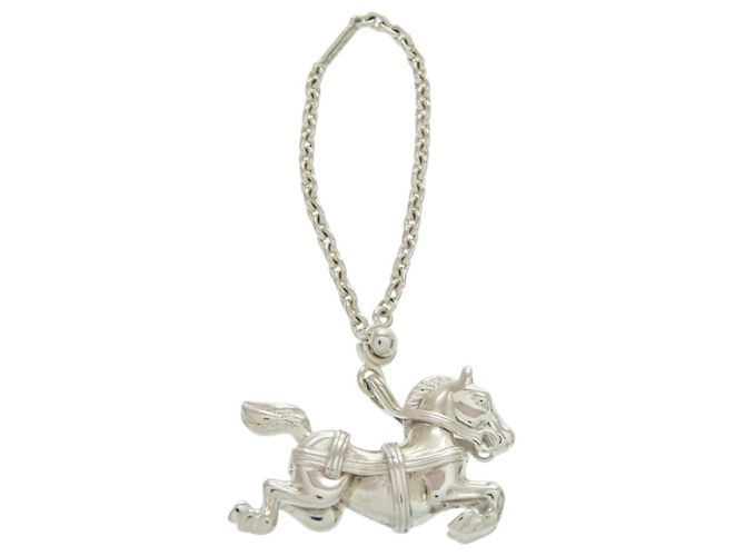 Hermès Portachiavi Charm Cavallo Hermes Cheval in Argento Sterling 925 - vista 2