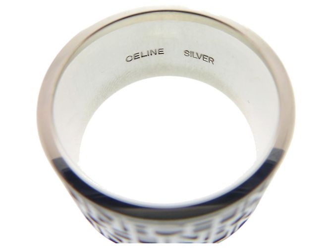 Céline Anello Band Logo in Argento 925 Celine - vista 4