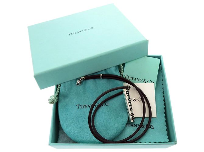 Choker Tiffany & Co. Numeric Atlas in argento sterling 925 Nero - vista 2