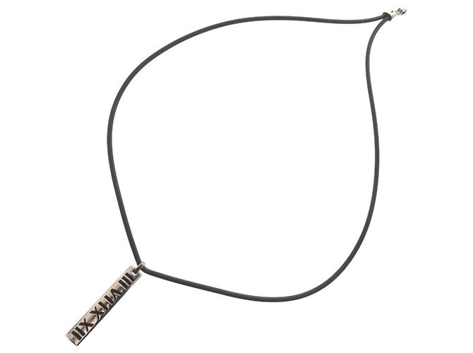 Choker Tiffany & Co. Numeric Atlas in argento sterling 925 Nero - vista 3