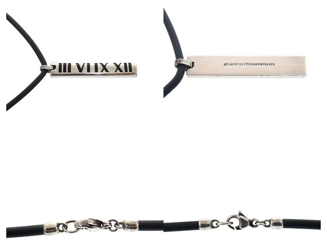 Choker Tiffany & Co. Numeric Atlas in argento sterling 925 Nero - vista 5