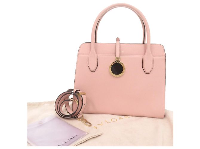 Bulgari Bvlgari Alba Leder Handtasche Rosa Pink - Ansicht 2