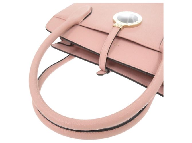 Bulgari Bvlgari Alba Leder Handtasche Rosa Pink - Ansicht 6