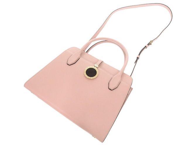 Bulgari Bvlgari Alba Leder Handtasche Rosa Pink - Ansicht 7