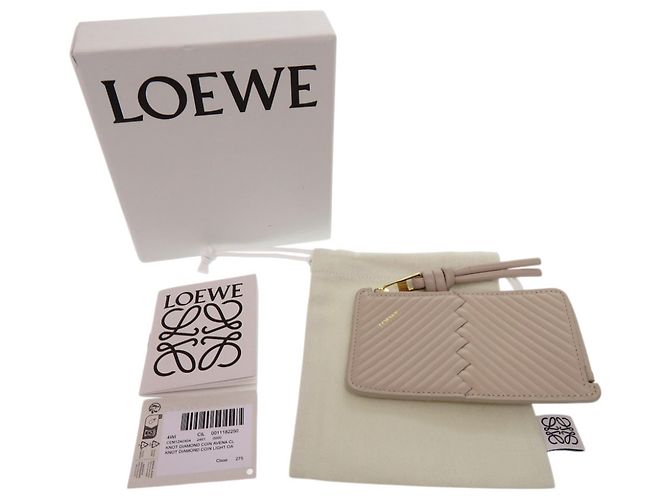 Monedero Loewe Knot Fragment Beige - vista 2