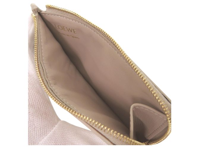 Monedero Loewe Knot Fragment Beige - vista 5