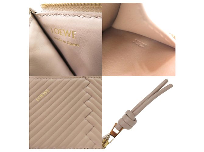 Monedero Loewe Knot Fragment Beige - vista 6
