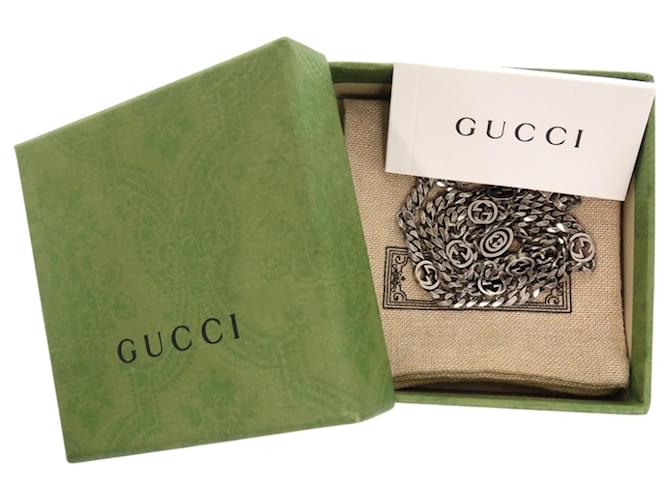 Collana Gucci Interlocking G 925 Argento - vista 2