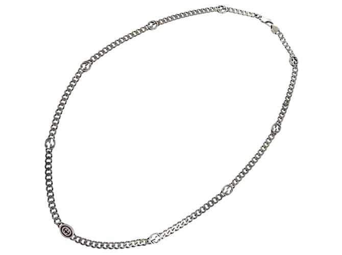 Collana Gucci Interlocking G 925 Argento - vista 3