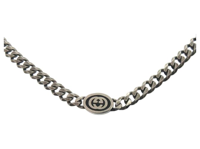 Collana Gucci Interlocking G 925 Argento - vista 4