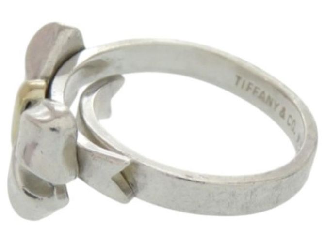 Tiffany & Co. Ring mit Schleifenmotiv aus 925 Sterling Silber Golden - Ansicht 3