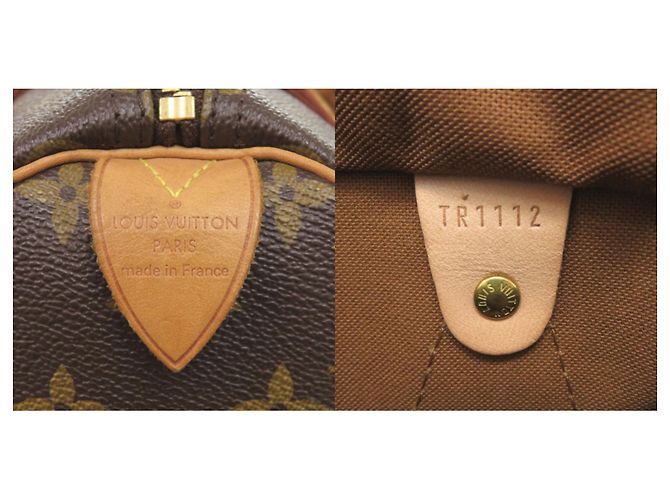 Bolso Louis Vuitton Speedy 30 Monogram Castaño Monograma - vista 10
