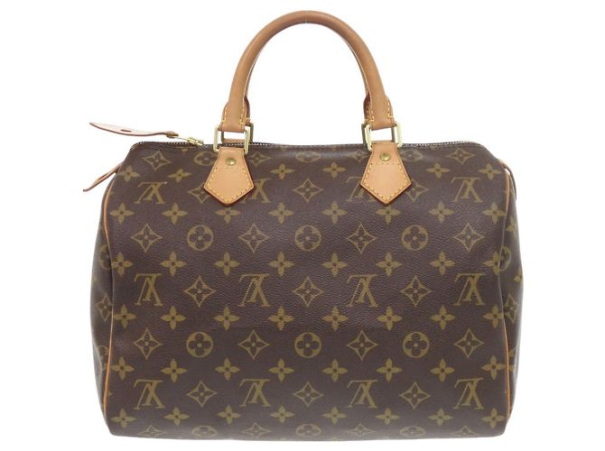 Bolso Louis Vuitton Speedy 30 Monogram Castaño Monograma - vista 2