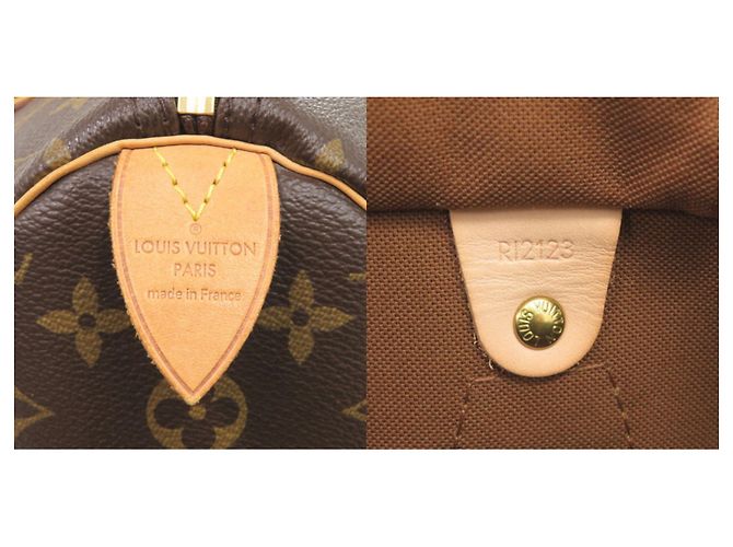 Bolso Louis Vuitton Speedy 35 Monogram Castaño Monograma - vista 10