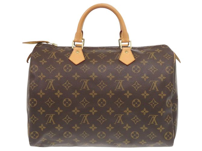 Bolso Louis Vuitton Speedy 35 Monogram Castaño Monograma - vista 2