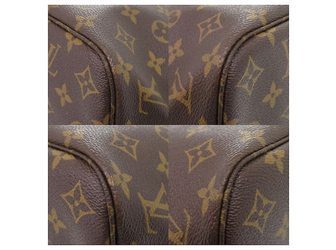 Borsa Tote Louis Vuitton Neverfull PM Monogram Beige Monogramma - vista 4
