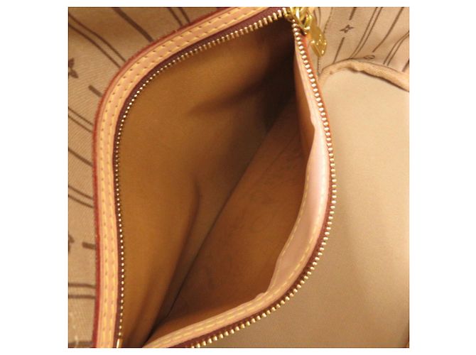 Borsa Tote Louis Vuitton Neverfull PM Monogram Beige Monogramma - vista 6
