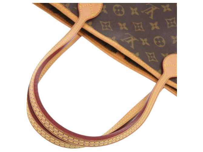 Borsa Tote Louis Vuitton Neverfull PM Monogram Beige Monogramma - vista 7