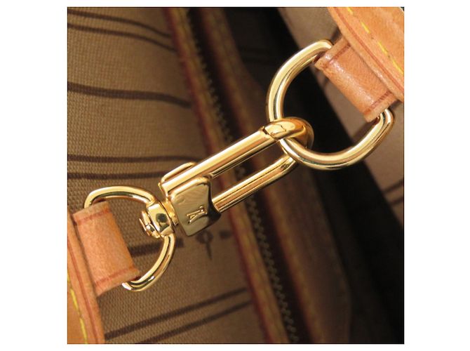 Borsa Tote Louis Vuitton Neverfull PM Monogram Beige Monogramma - vista 9