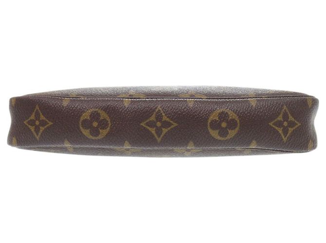 Borsa Louis Vuitton Pochette Accessoires Monogram Marrone Monogramma - vista 3