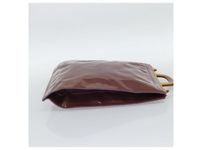 Louis Vuitton Stanton Monogram Vernis Porpora - vista 4