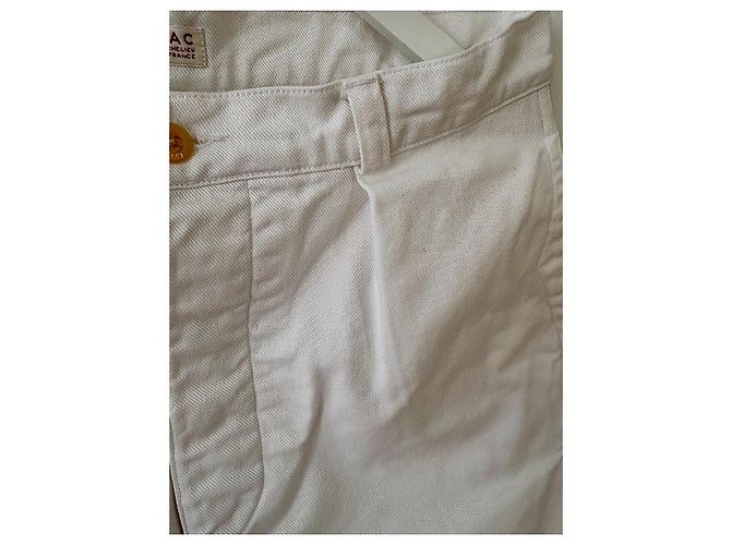 Autre Marque Fursac Baumwollhose weiß Größe 42 - Ansicht 5