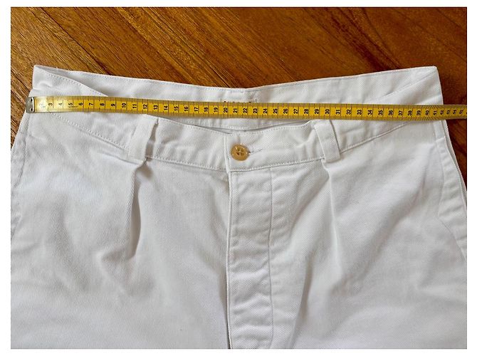 Autre Marque Fursac Baumwollhose weiß Größe 42 - Ansicht 7