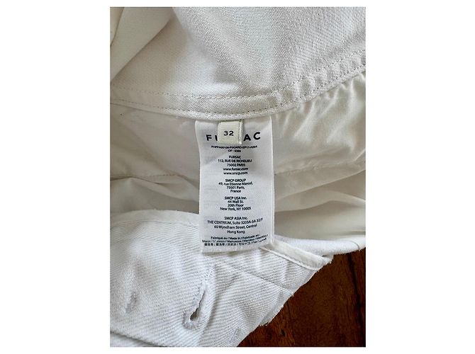 Autre Marque Fursac Baumwollhose weiß Größe 42 - Ansicht 9