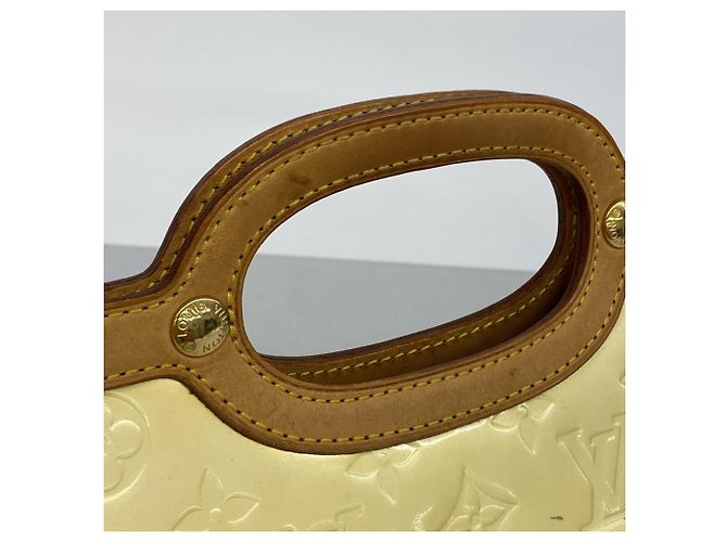 Louis Vuitton Vernis Roxbury Drive Handtasche Weiß - Ansicht 8