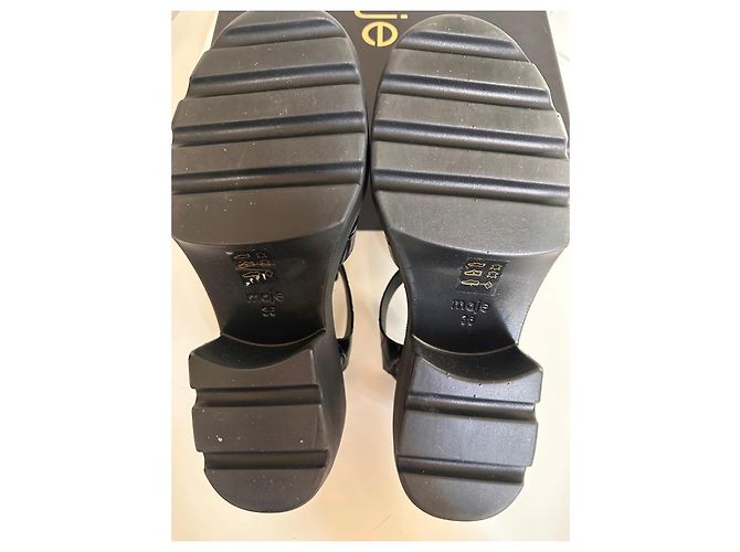 Sandali con platform nero Maje - vista 4