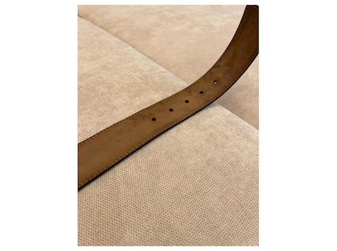 Gucci Interlocking G Ledergürtel Schwarz - Ansicht 5
