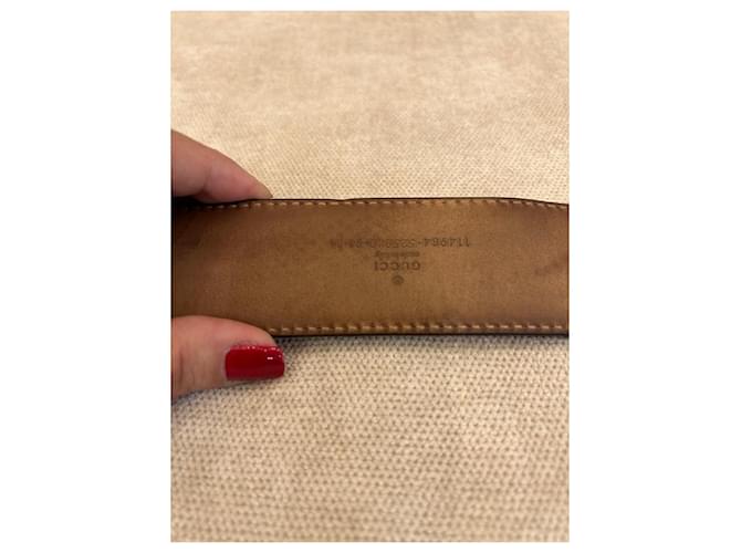Gucci Interlocking G Ledergürtel Schwarz - Ansicht 9