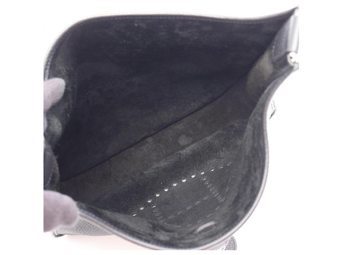Hermès Borsa a Spalla Hermes Evelyne 3 PM Nero - vista 3