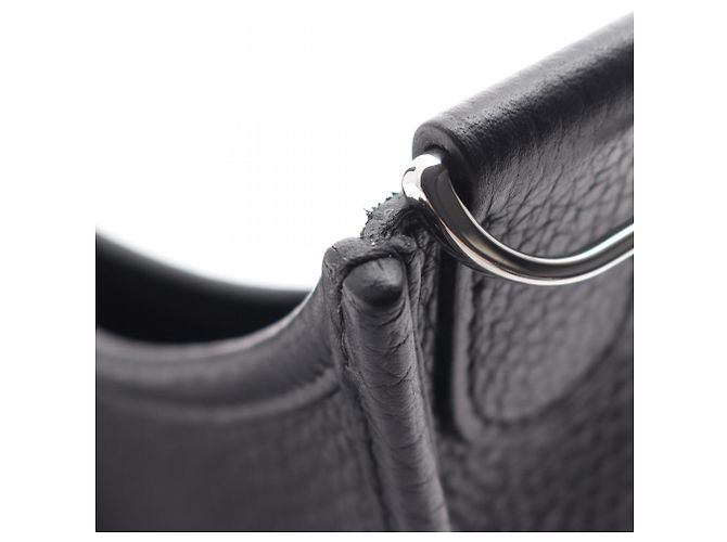 Hermès Borsa a Spalla Hermes Evelyne 3 PM Nero - vista 8