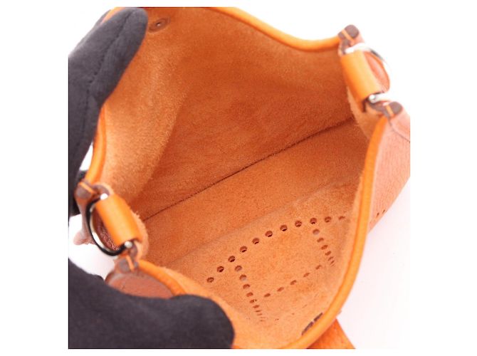 Hermès Borsa a tracolla Hermes Evelyne TPM Amazon Arancione - vista 3