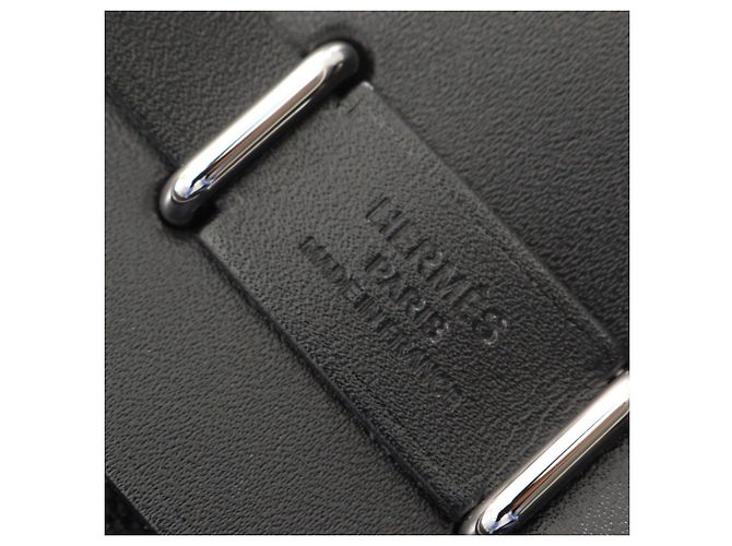 Borsa a tracolla Hermès Herbag Zip Mini Nero - vista 4