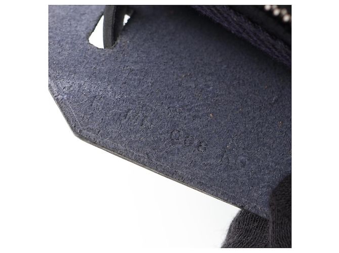 Borsa a tracolla Hermès Herbag Zip Mini Nero Blu Blu navy - vista 5