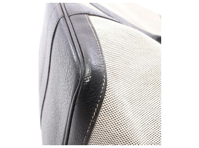 Hermès Borsa Tote Hermes Garden Party PM Marrone Nero - vista 10