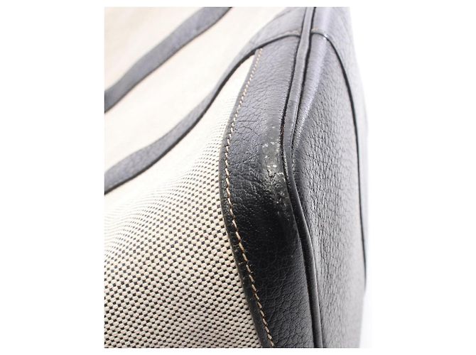 Hermès Borsa Tote Hermes Garden Party PM Marrone Nero - vista 12