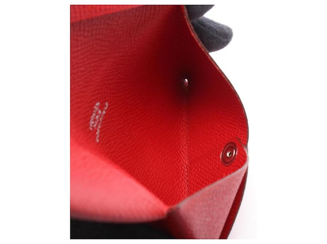 Hermès Monedero Calvi Vermilion Hermes Roja - vista 4