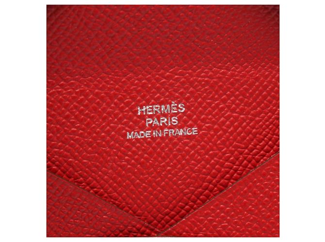 Hermès Monedero Calvi Vermilion Hermes Roja - vista 5