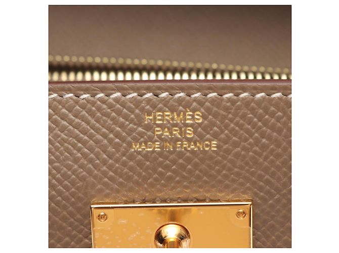 Hermès Borsa a Spalla Kelly To Go Hermes Marrone Taupe - vista 5