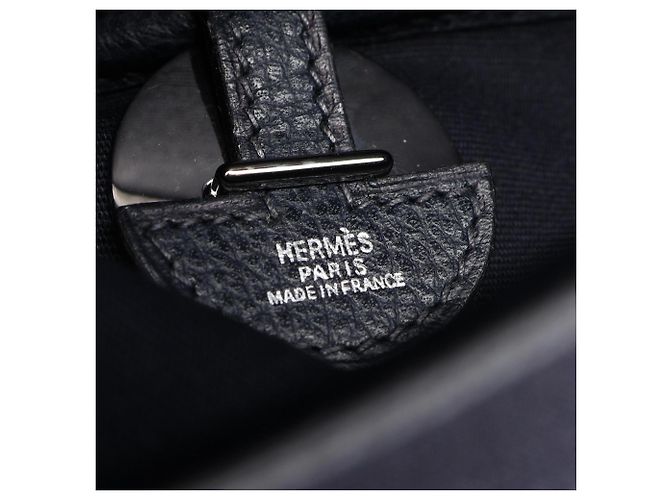 Borsa a tracolla Hermès Sac Colorado PM Blue Indigo Blu navy - vista 4