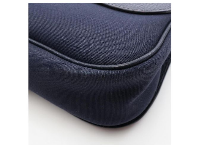 Borsa a tracolla Hermès Sac Colorado PM Blue Indigo Blu navy - vista 7